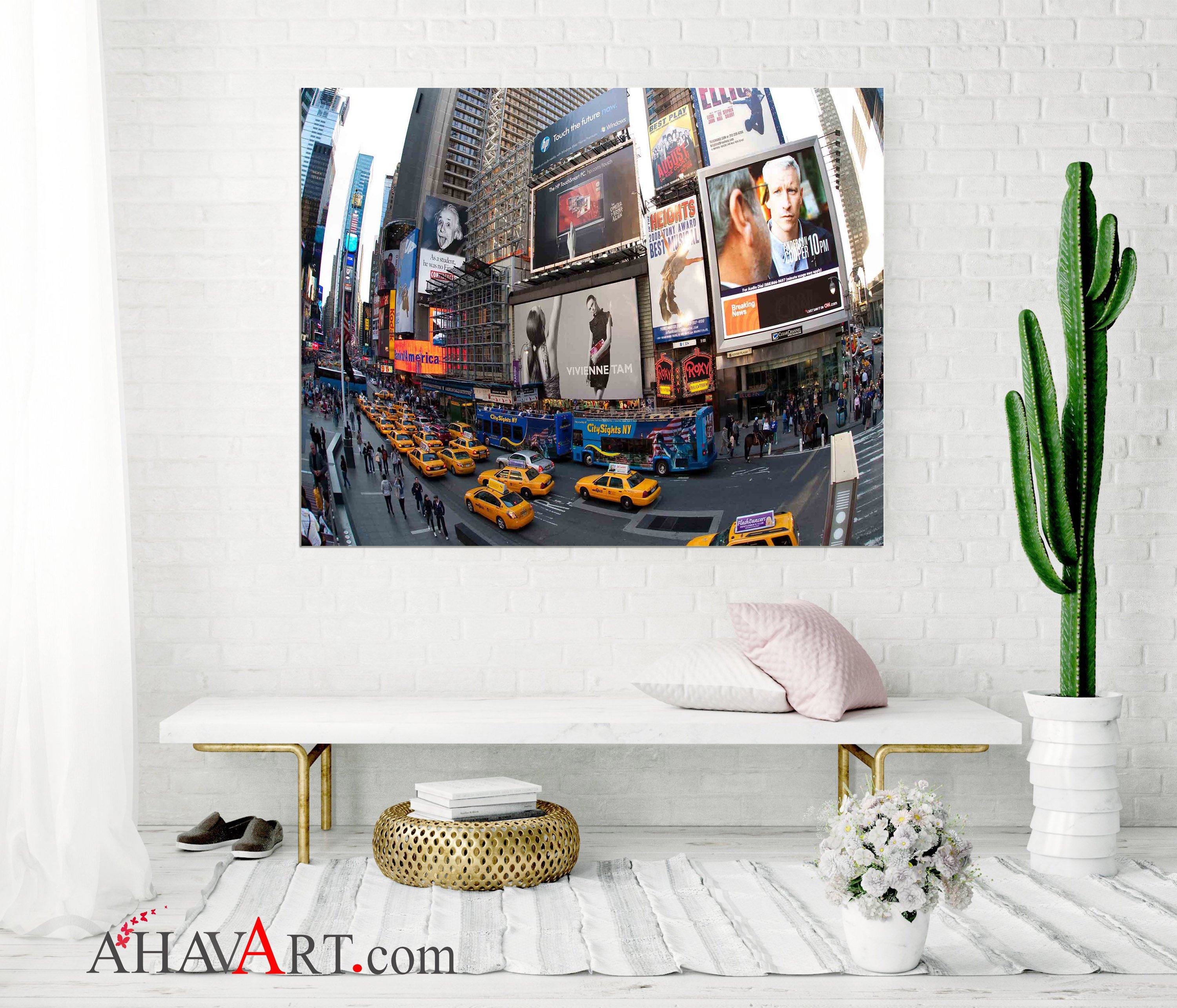 Times Square an iconic street of NYC and America Fine Art Photography AHAVART 