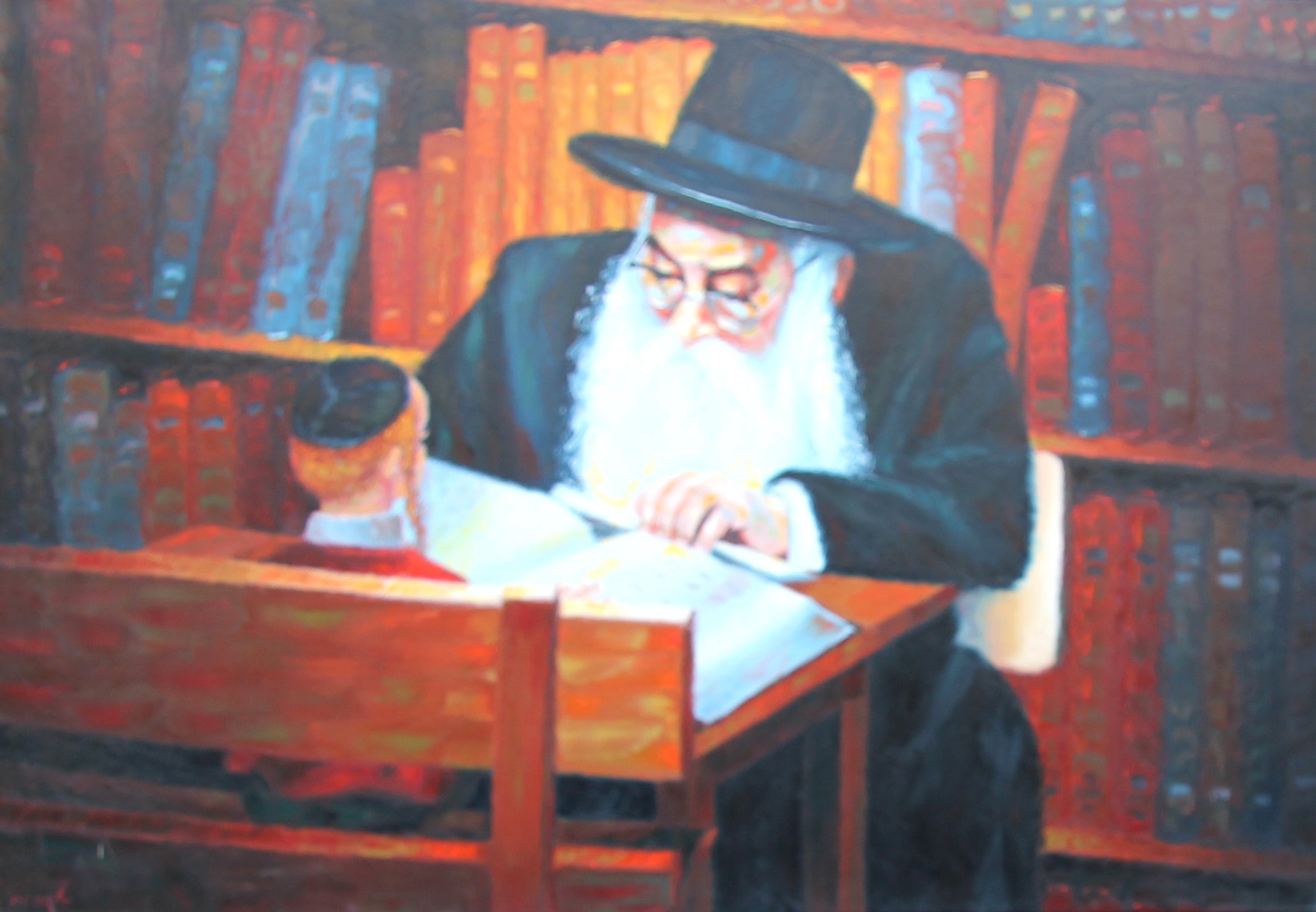 Torah Time / Dan Dobrin Giclee Print AHAVART 
