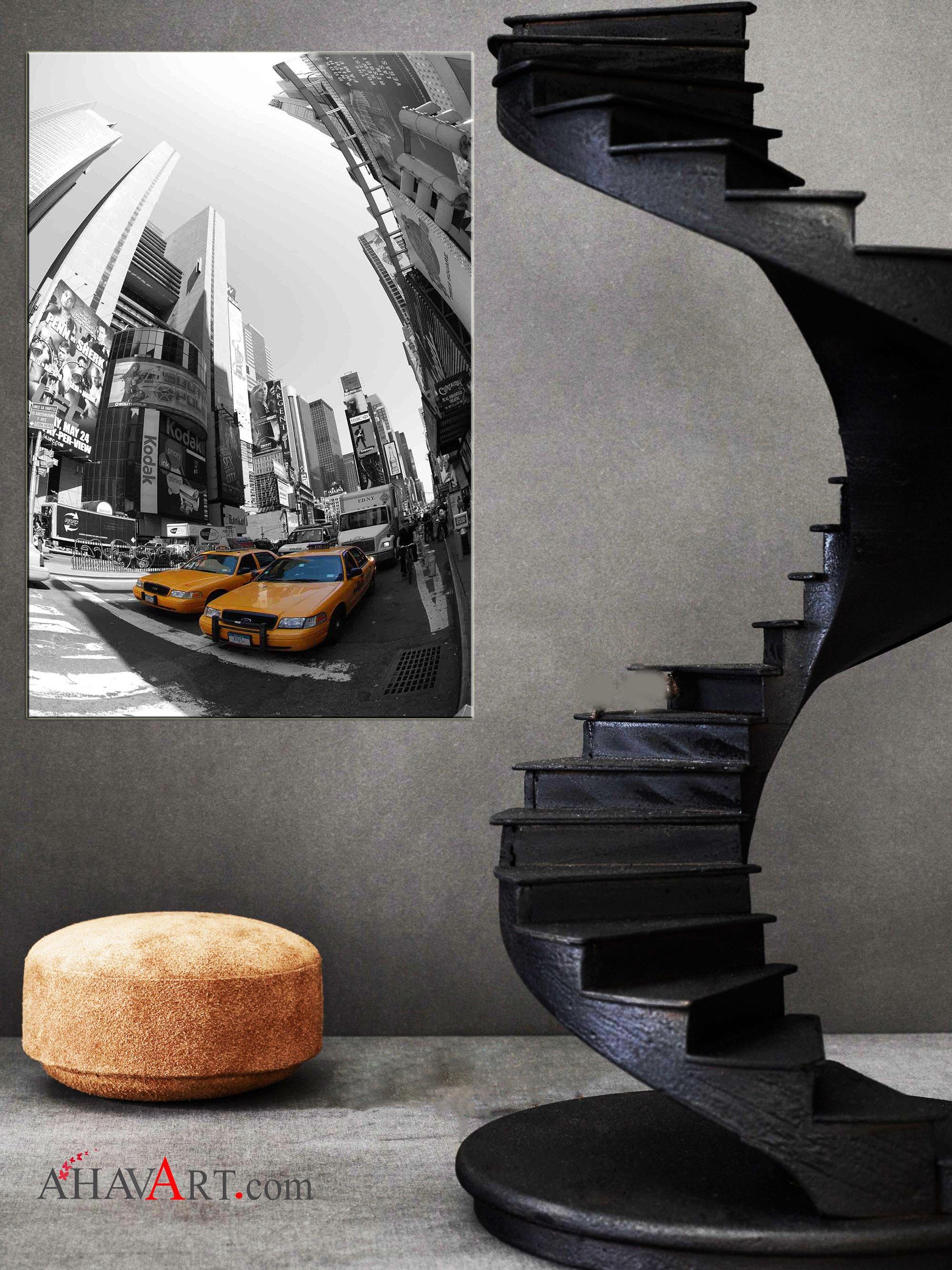 Yellow Cabs in New-York City - USA Fine Art Photography AHAVART 