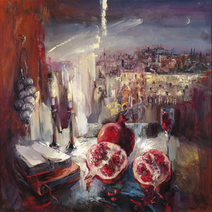 Yom Shabbat in Jerusalem / Anna Zarnitsky Giclee Print AHAVART 